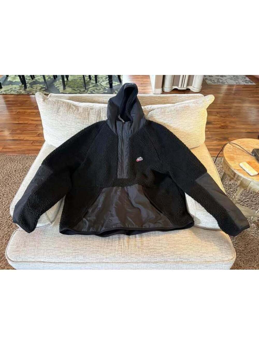 Men's Nike Half Zip Hoodie Sherpa XXL